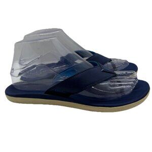 Olukai Niau Boys Blue Flip Flop Thong Sandals US Sz B 5 EUR 37 30144-5454 Shoes